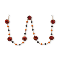 Halloween Pom Pom & Bead Garland - Shop Sweet Lulu