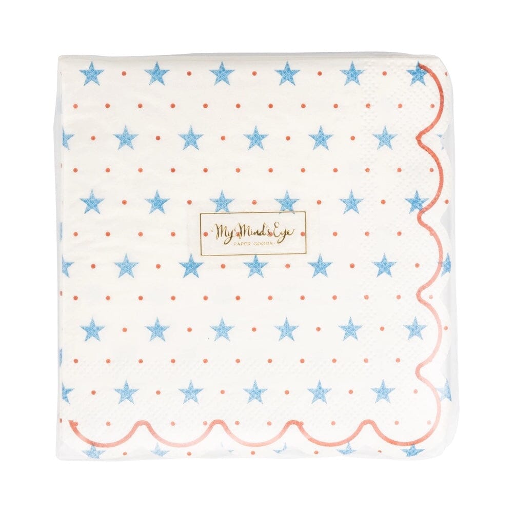 My Mind's Eye Hamptons Petite Stars Cocktail Napkins