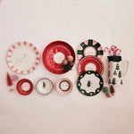 Hand Painted Stoneware Plate with Holiday Design - 3 Style Options, Shop Sweet Lulu