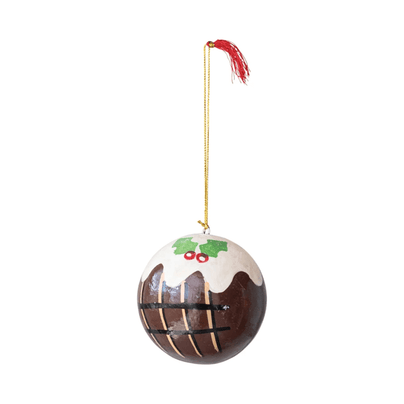 Hand-Painted Paper Mache Sugar Plum Ornament, Shop Sweet Lulu