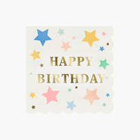 Happy Birthday Stars Large Napkins, Shop Sweet Lulu