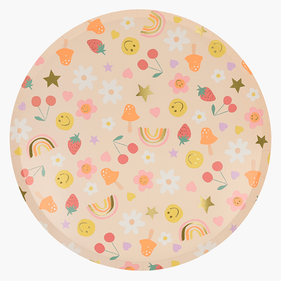 Happy Face Icons Dinner Plates, Shop Sweet Lulu
