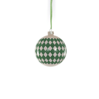 Harlequin Bauble - Green, Shop Sweet Lulu