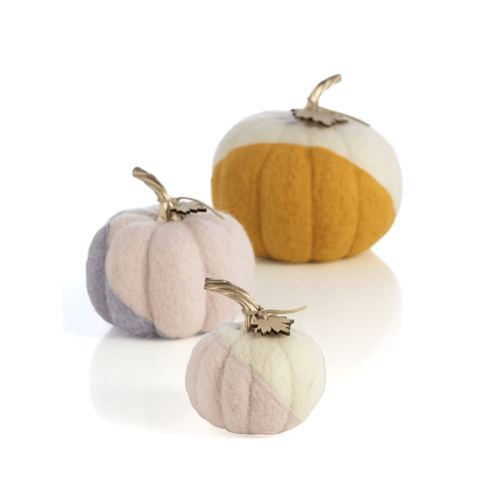 Harvest Felt Pumpkins - Set of 3, Shop Sweet Lulu