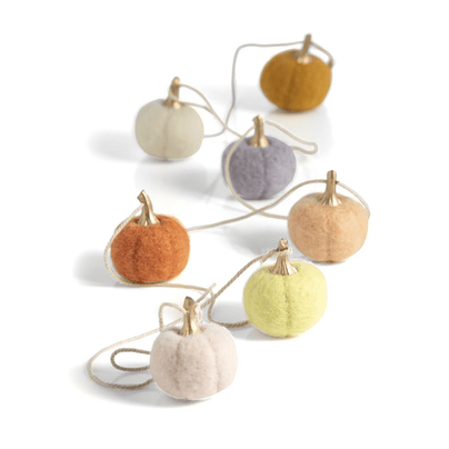 Harvest Pumpkin Felt Garland, Shop Sweet Lulu