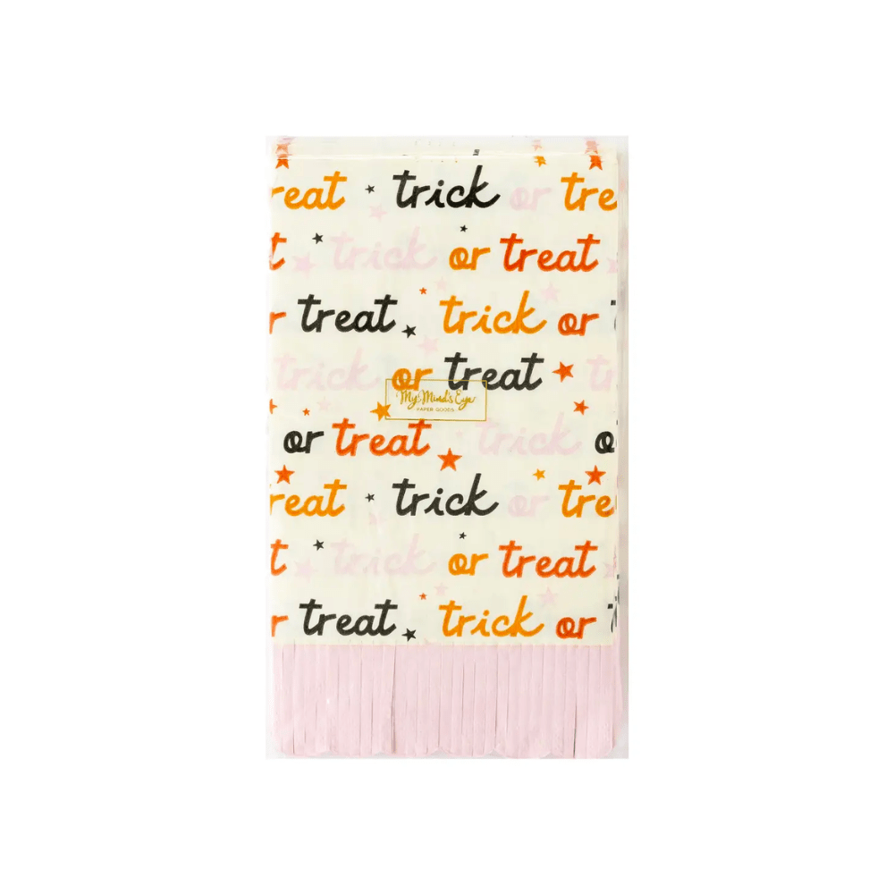 Hey Pumpkin Trick or Treat Paper Dinner Napkin - Shop Sweet Lulu