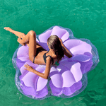 SunnyLife Luxe Lie-On Float - Pastel Lilac Hibiscus, Shop Sweet Lulu