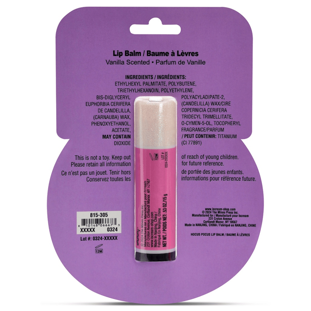 Hocus Pocus Lip Balm - Vanilla Scented, Shop Sweet Lulu