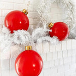 Holiball Mini Inflatable Ornament Set, Classic Red, Shop Sweet Lulu