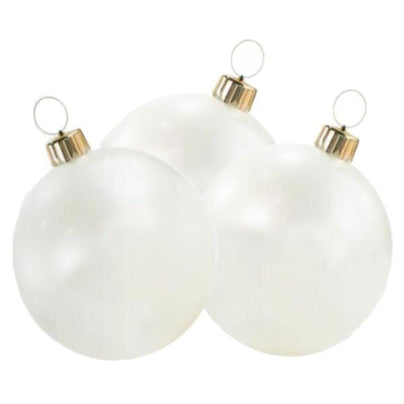 Holiball Mini Inflatable Ornament Set - Pearl, Shop Sweet Lulu