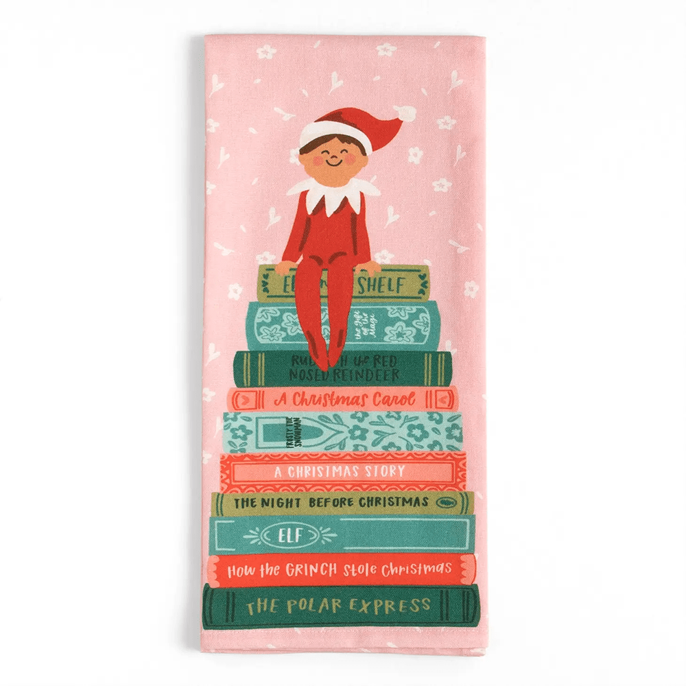 Holiday Books Stack Tea Towel, Shop Sweet Lulu