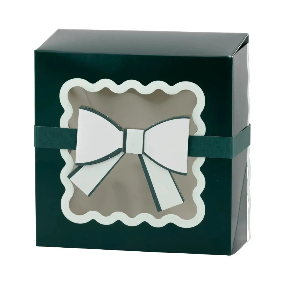 Holiday Bow Ric Rac Cookie Boxes - Green, Shop Sweet Lulu