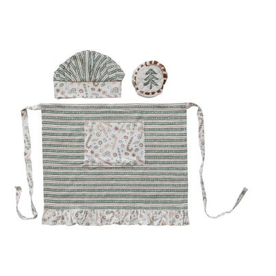 Holiday Child Ruffled Apron Set, Shop Sweet Lulu