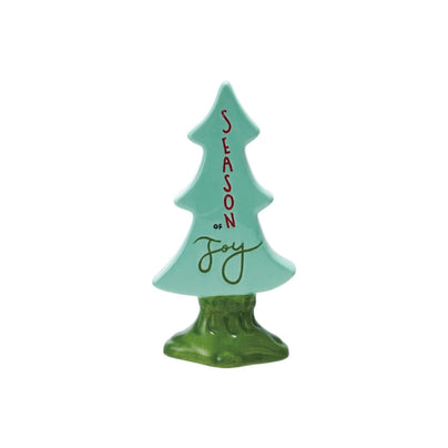 Holiday Hand Painted Stoneware Tree - 3 Style Options