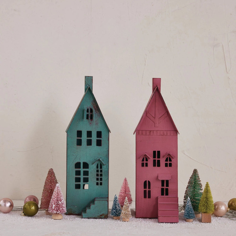 Holiday Metal House - 2 Color Options, Shop Sweet Lulu