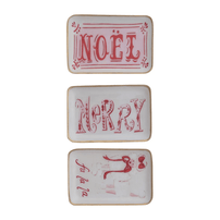 Holiday Enameled Metal Tray w/ Gold Edge- 3 Style Options, Shop Sweet Lulu