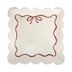 Holiday Red Bow Border Plates, Shop Sweet Lulu