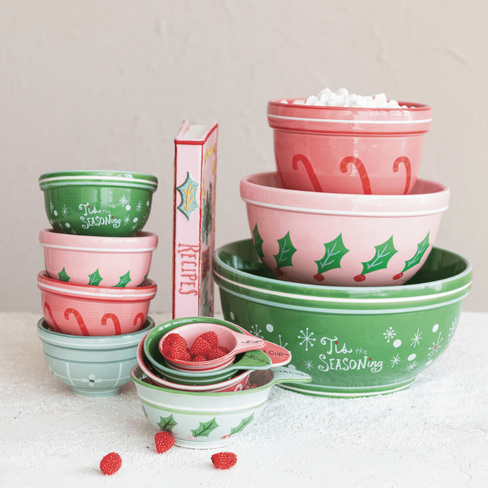 Holiday Stoneware Measuring Cups, Shop Sweet Lulu