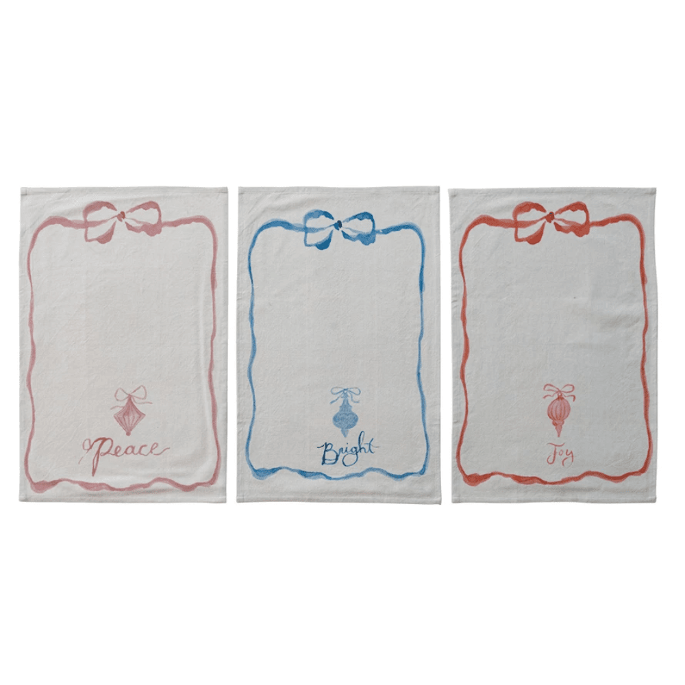 Holiday Tea Towel - 3 Style Options, Shop Sweet Lulu