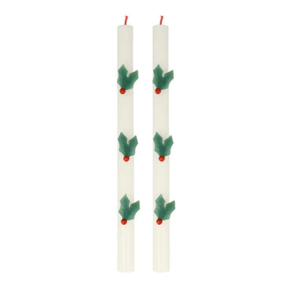 Meri Meri Holly Table Candles