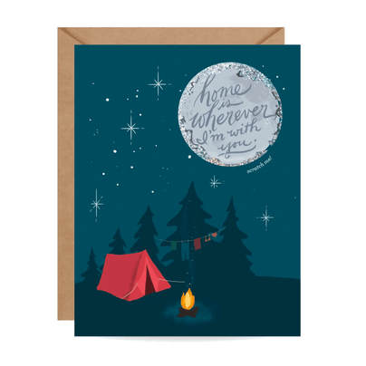 "Home is Wherever I'm With You" Hidden Message Card - Shop Sweet Lulu