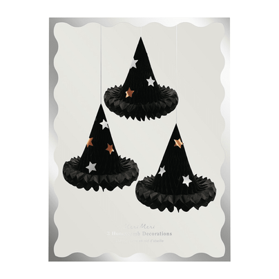 Meri Meri Honeycomb Witch Hat Decorations, Shop Sweet Lulu