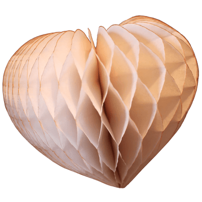 Honeycomb Heart, Ivory - 8", Shop Sweet Lulu