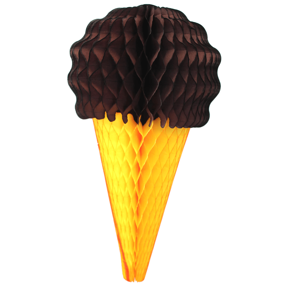 Honeycomb Ice Cream Cone - Chocolate Brown, Shop Sweet Lulu