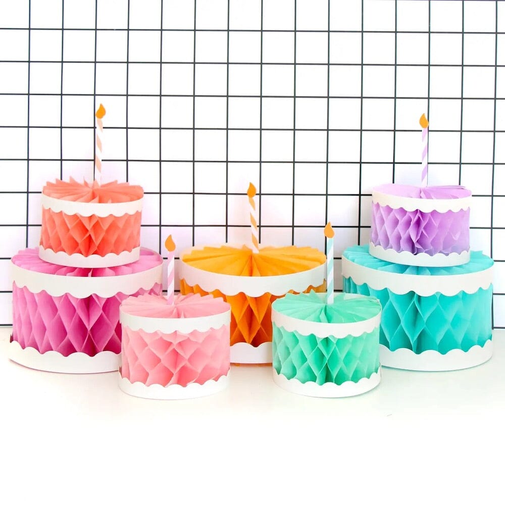 Honeycomb Rainbow Birthday Cakes, Shop Sweet Lulu