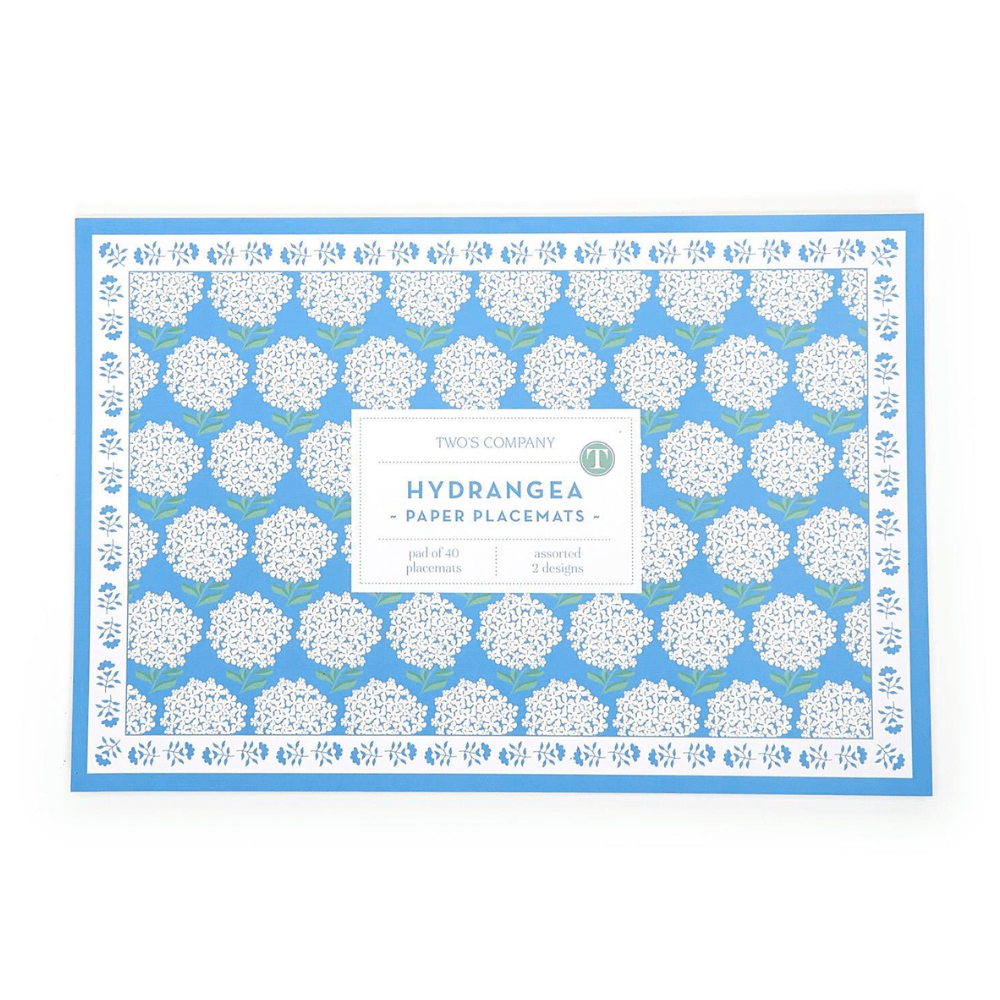 Hydrangea Paper Placemat Book, Shop Sweet Lulu