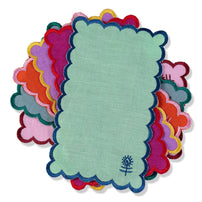 Iconic Linen Cocktail Napkins, Kaleidoscope - Set of 6, Shop Sweet Lulu