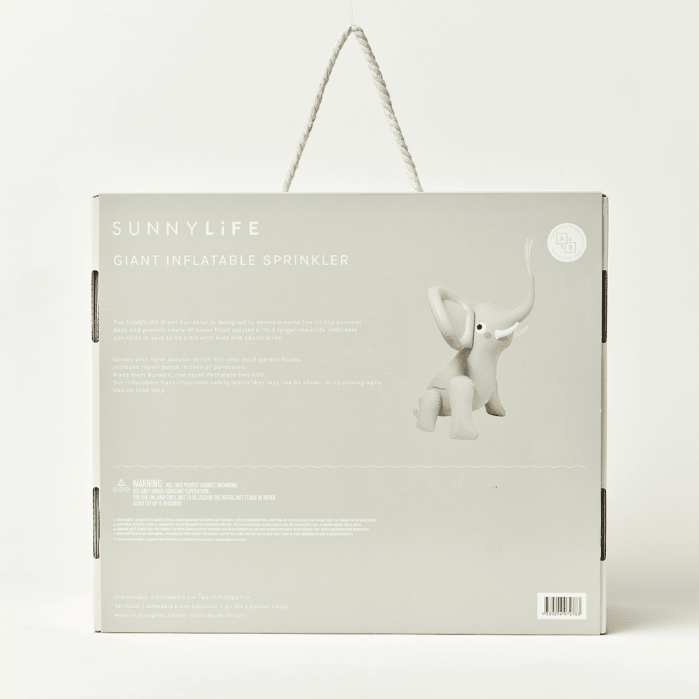 SunnyLife Inflatable Giant Sprinkler - Eli the Elephant, Shop Sweet Lulu