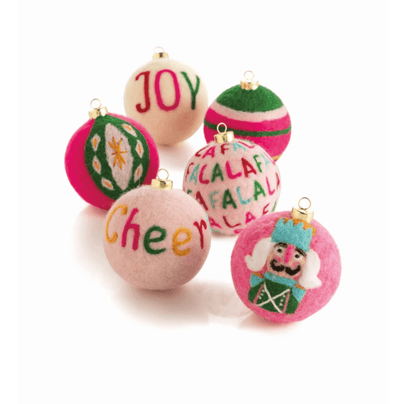 Joy Wool Ornament Set, Shop Sweet Lulu