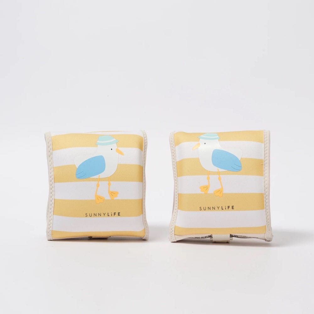 Kids Floaties - Sid the Seagull Mustard Stripe, Shop Sweet Lulu