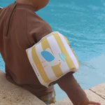 Kids Floaties - Sid the Seagull Mustard Stripe, Shop Sweet Lulu