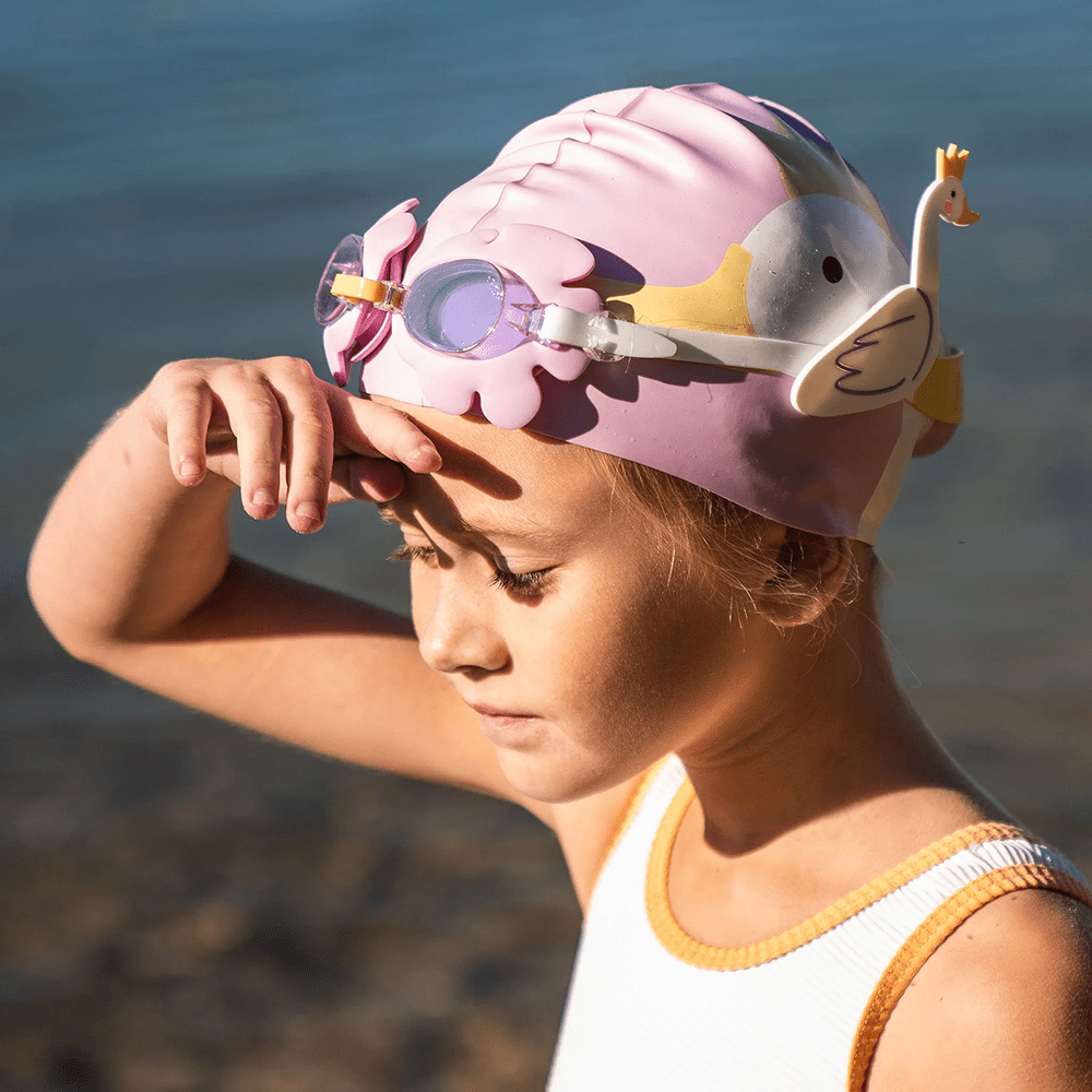 swan goggles Sunnylife Kids Princess Swan Swim Goggles, Girls, Multi