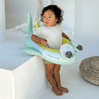 Kids Tube Pool Ring - Salty the Shark, Shop Sweet Lulu