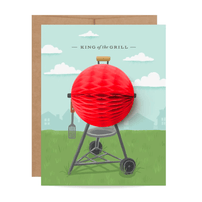 "King of the Grill" Father's Day/Birthday Card - Shop Sweet Lulu