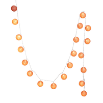 Plastic Ball LED String Light w/20 Lights, Rust, Shop Sweet Lulu