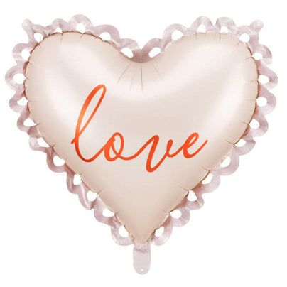 Lace Heart "Love" Balloon, Shop Sweet Lulu