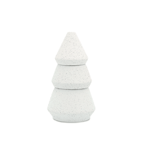Large Tree Stack Candle, Cypress + Fir - White, Shop Sweet Lulu