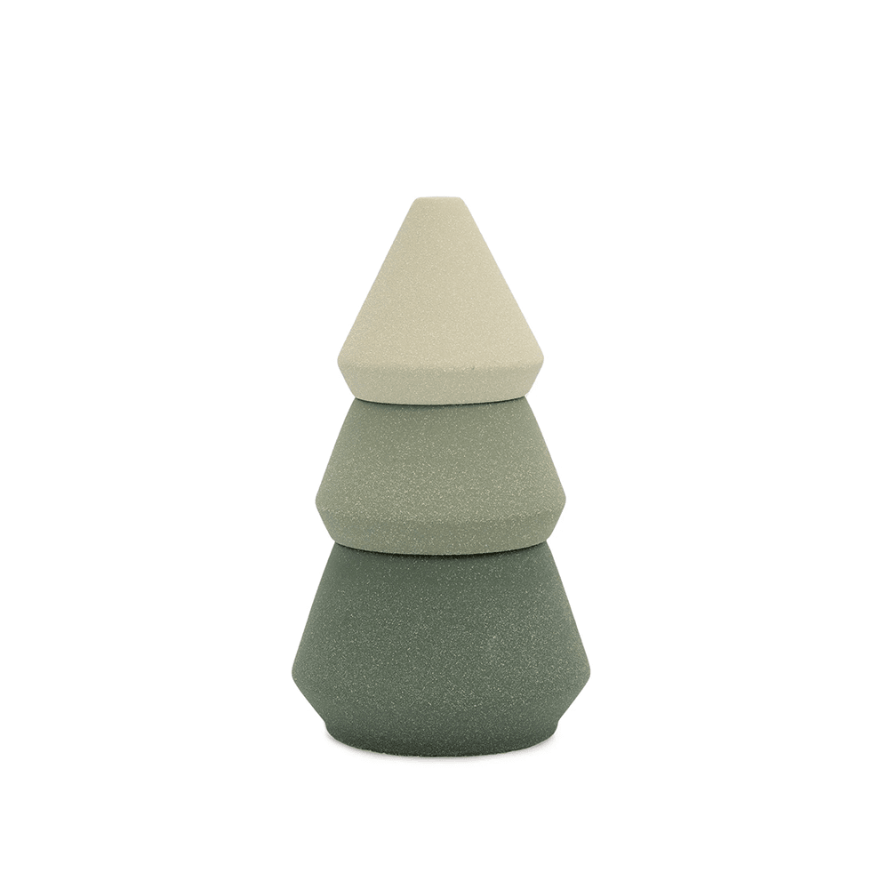 Large Tree Stack Candle, Cypress + Fir - Green, Shop Sweet Lulu