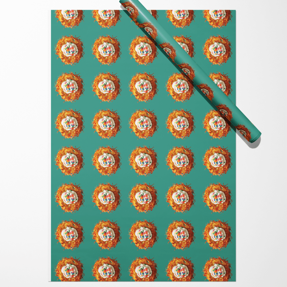 Latke Sprinkles Hanukkah Gift Wrap, Shop Sweet Lulu