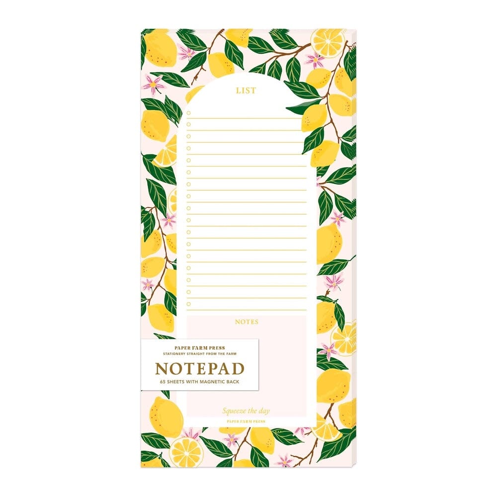 Lemon Grove Market List Notepad, Shop Sweet Lulu