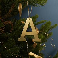 Letter Ornament - 26 Style Options, Shop Sweet Lulu