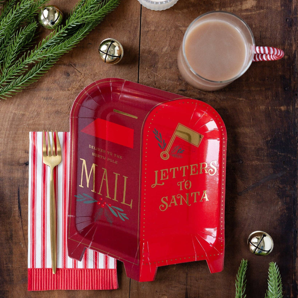 "Letters to Santa" Mailbox Die-Cut Plates, Shop Sweet Lulu