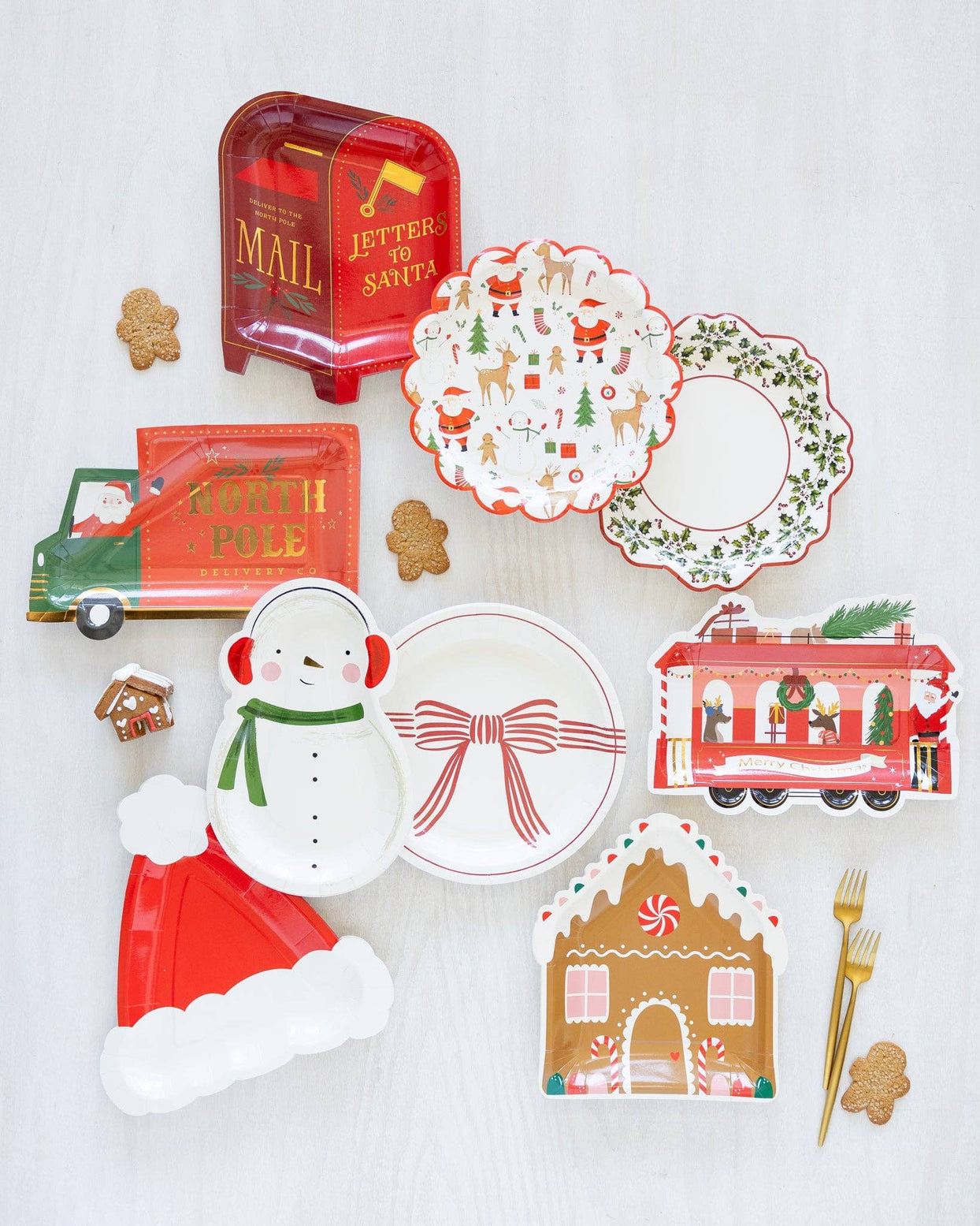 "Letters to Santa" Mailbox Die-Cut Plates, Shop Sweet Lulu