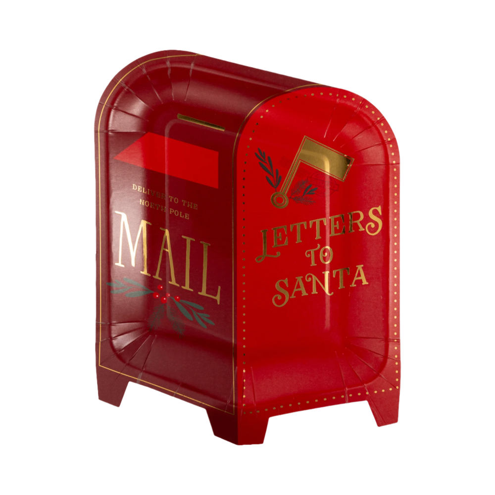 "Letters to Santa" Mailbox Die-Cut Plates, Shop Sweet Lulu