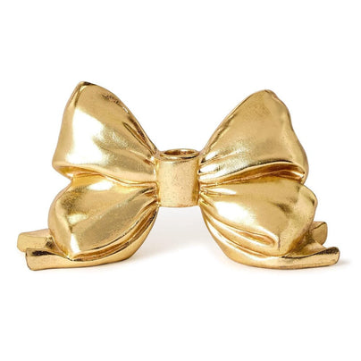 Large Gold Bow Taper Candle Holder, Shop Sweet Lulu
