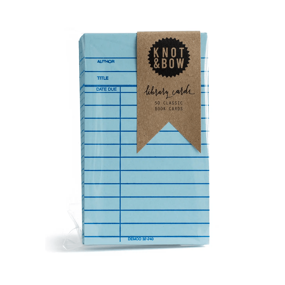 Library Card Set - Blue, Shop Sweet Lulu